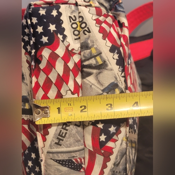 White Cross 2001 9/11 Memorial American Heroes Crafted Purse/Bag - Picture 12 of 16